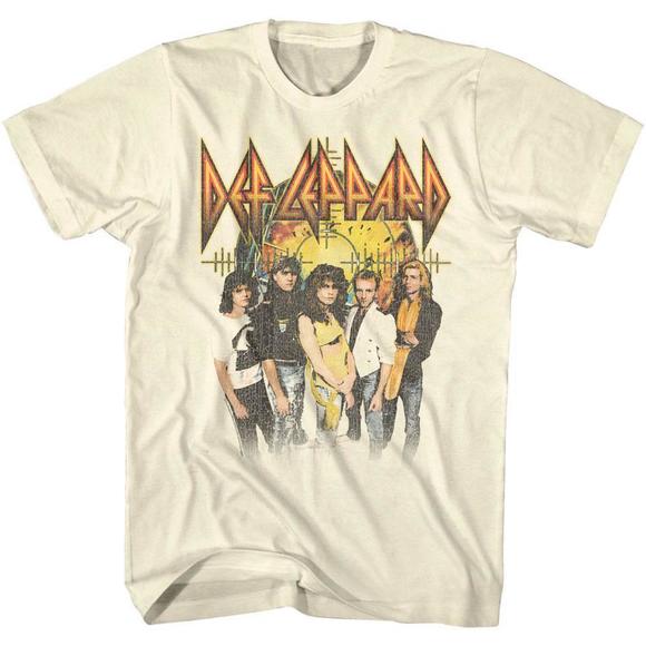 Def Leppard Pyromania Band Photo Unisex T Shirt - Picture 1 of 4